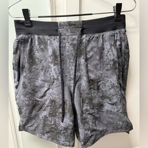 Lululemon Athletica Gray Athletic Shorts with Modern Design